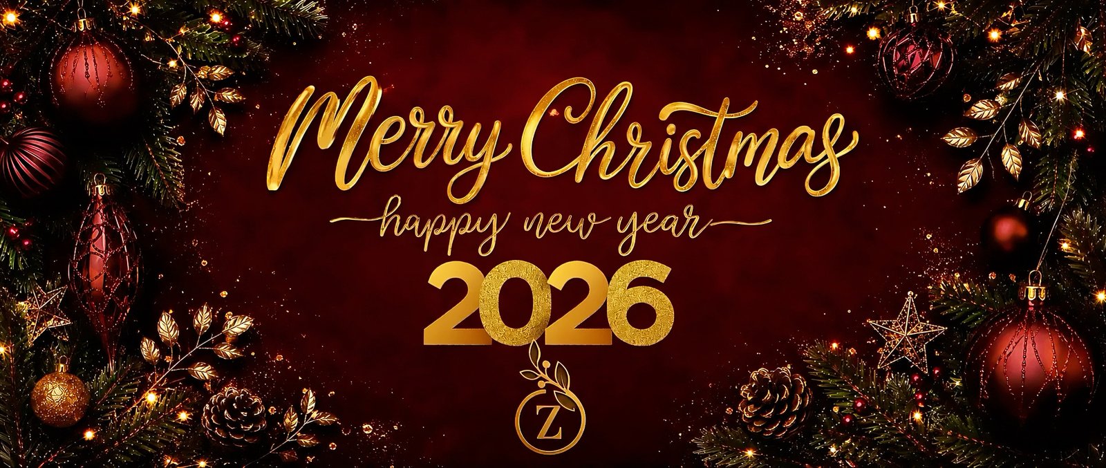 Merry Christmas and Happy New Year 2026 from Zeytin